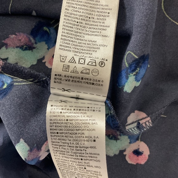 Gap Floral Ruffle Wrap Midi Skirt - Picture 9 of 10